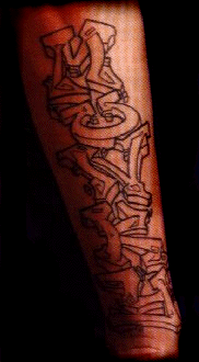 right forearm
